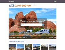 Tablet Screenshot of campendium.com